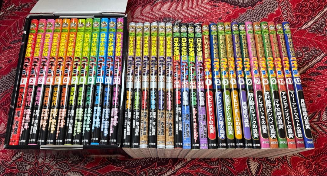 日本史探偵コナン 全12巻（箱付き）＋6巻 外伝 4冊 世界史探偵コナン全12巻