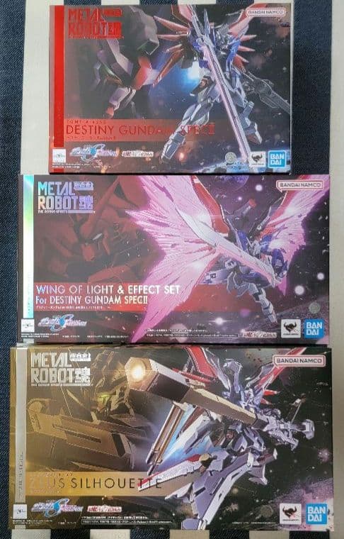 L ROBOT魂 デスティニーガンダム SPEC II など3点セット