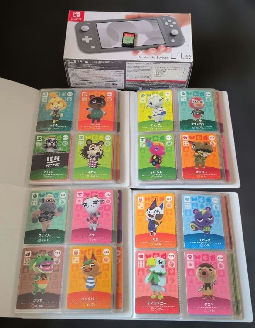 Switchライト あつまれどうぶつの森 amiiboカード フルコンプ