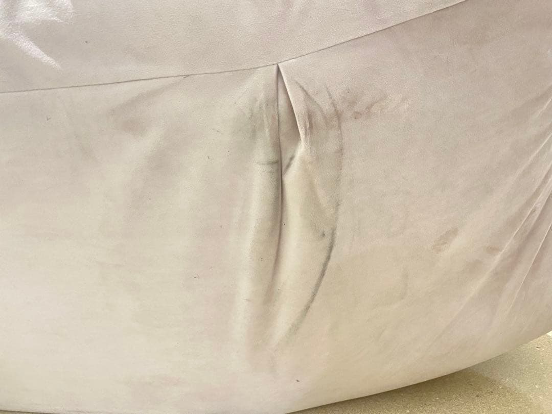 Franc Franc フランフラン フロアソファ フリル付き 座椅子 ピンク