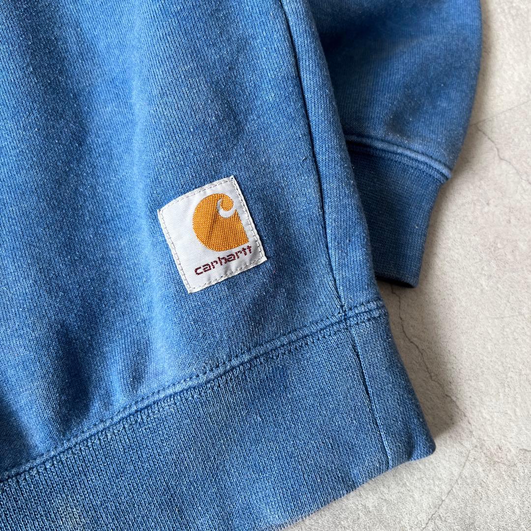 T*a様 一点物 Boro　鬼フェード　ボロ スウェット　褪色　青　ヘビーウェイ