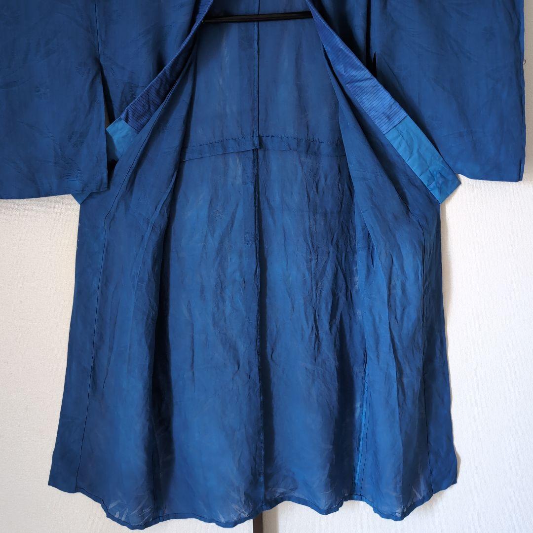 【三花】麻　洗える長襦袢　カラー襦袢　リユース　ka1