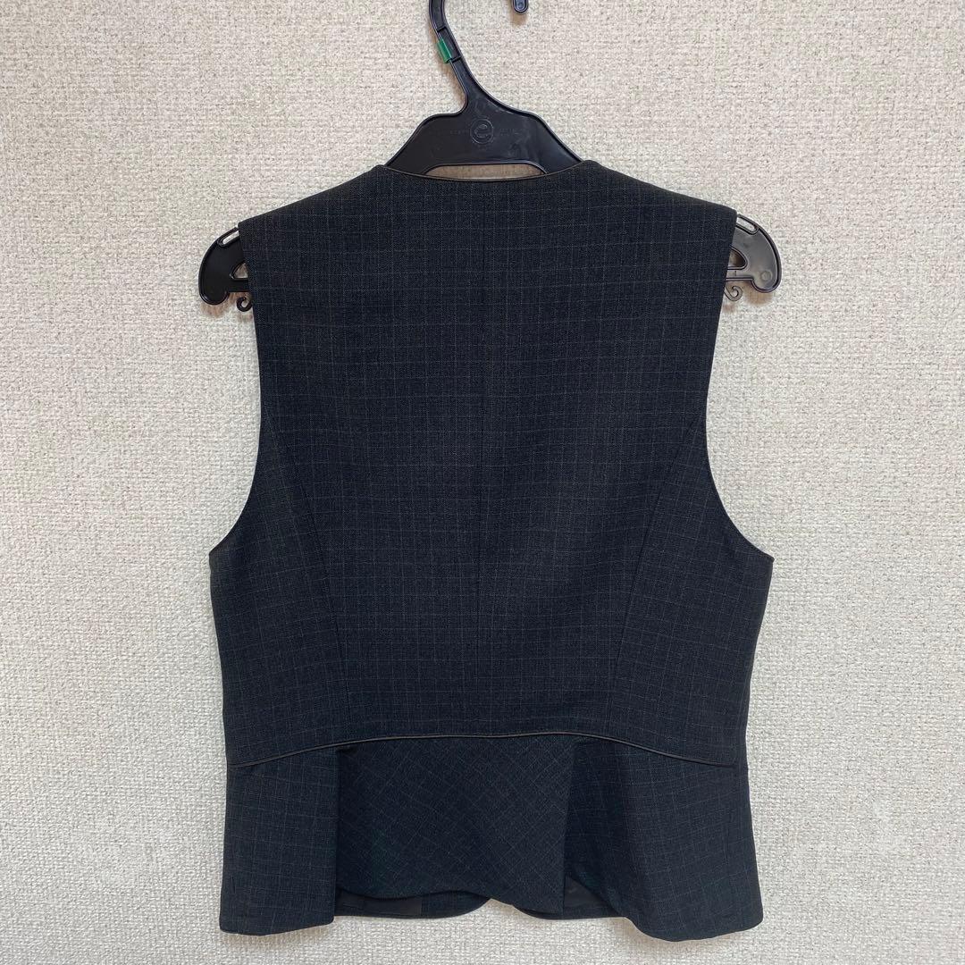 【新品タグ付き】セロリー 事務服 9号 ジャケット ベスト スカート チャコール