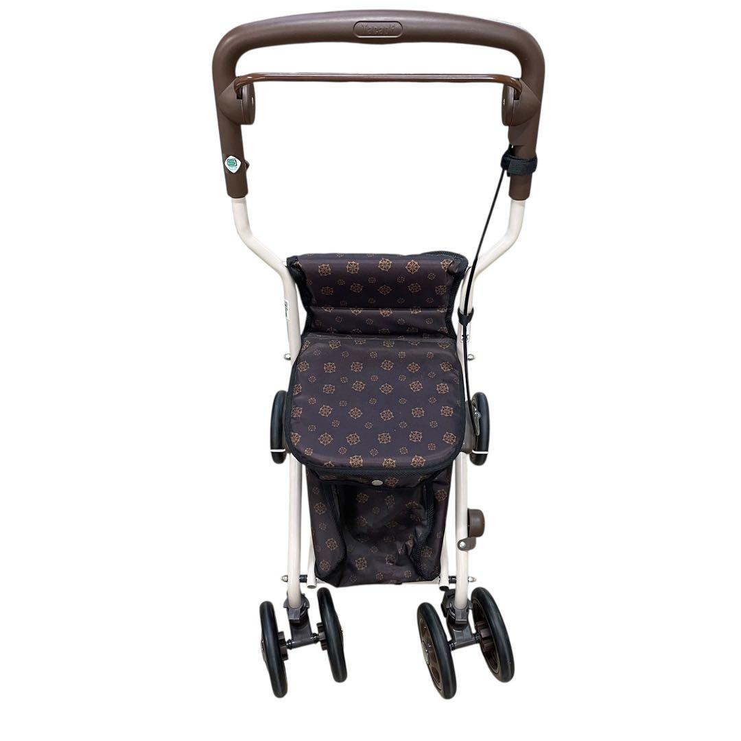 Tacaof 幸和製作所 手押し車 シルバーカー スリム 両手ブレーキ 座面付き