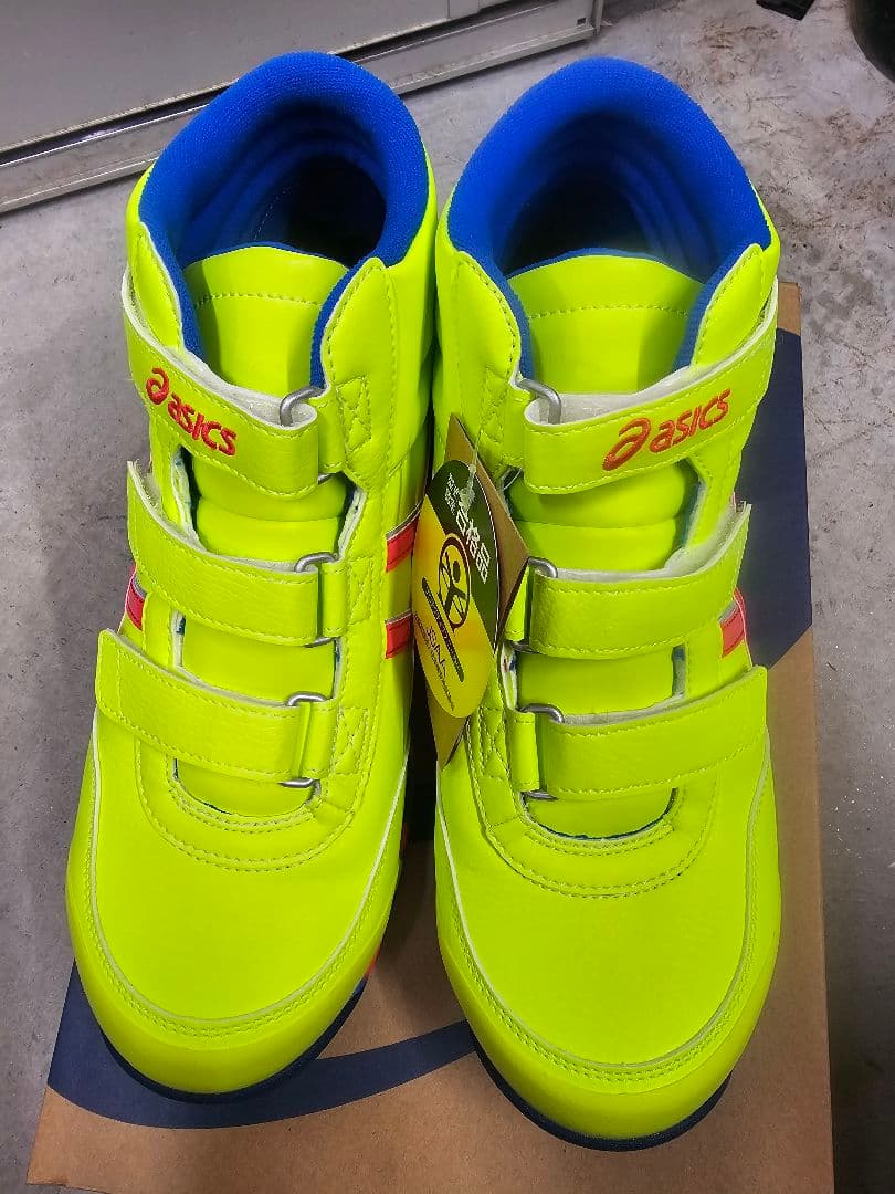 asics WINJON CP302 MARBLE 蛍光イエロー 安全靴