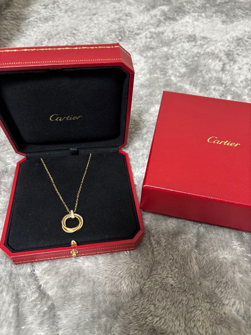 Cartier カルティエ★トリニティ ネックレス　超美品