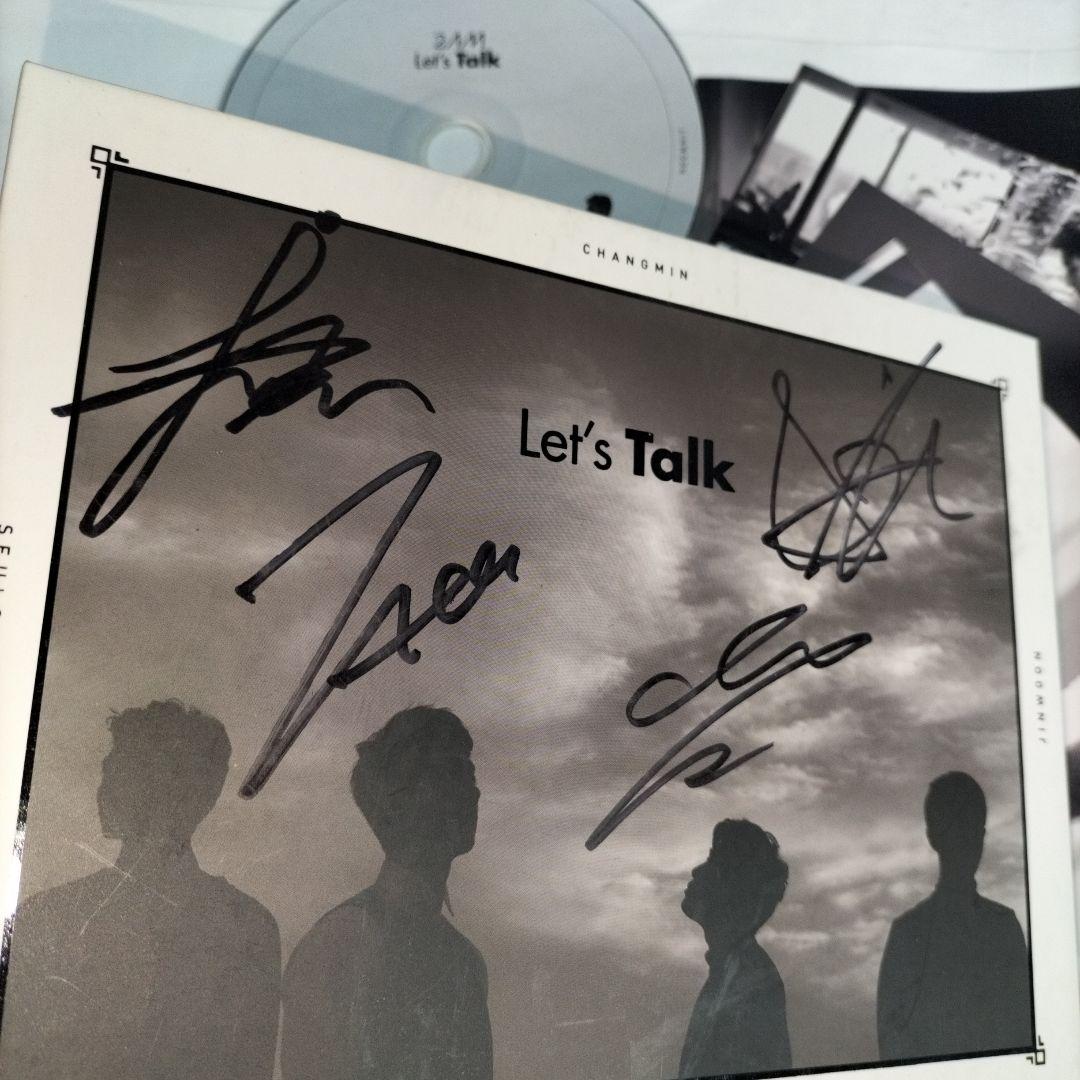 sign⭐本物メンバー直筆サイン付き⭐2AM「Let's TALK」韓国盤KPO