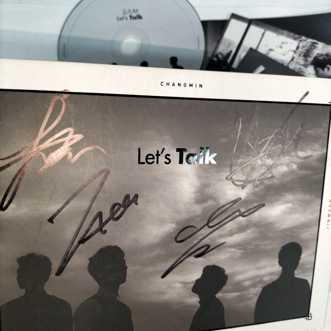 sign⭐本物メンバー直筆サイン付き⭐2AM「Let's TALK」韓国盤KPO