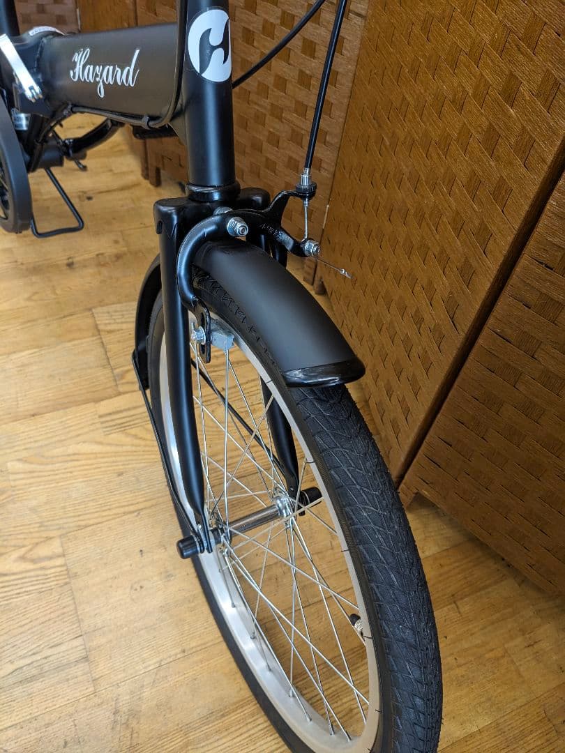 U022 美品　折り畳み自転車　20インチ　6段変速付き