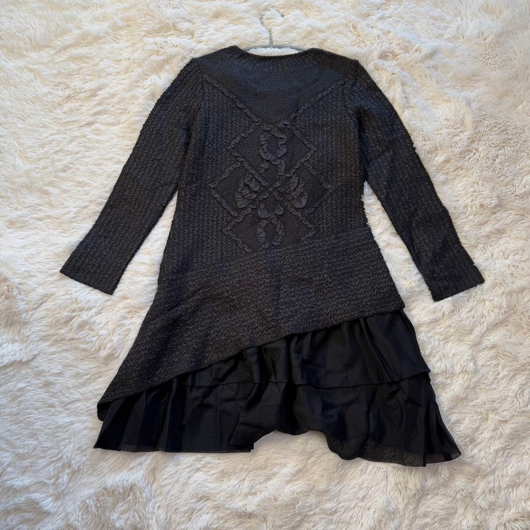 NOKO-OHNO ノコオーノ お花モチーフ アシンメトリーワンピース