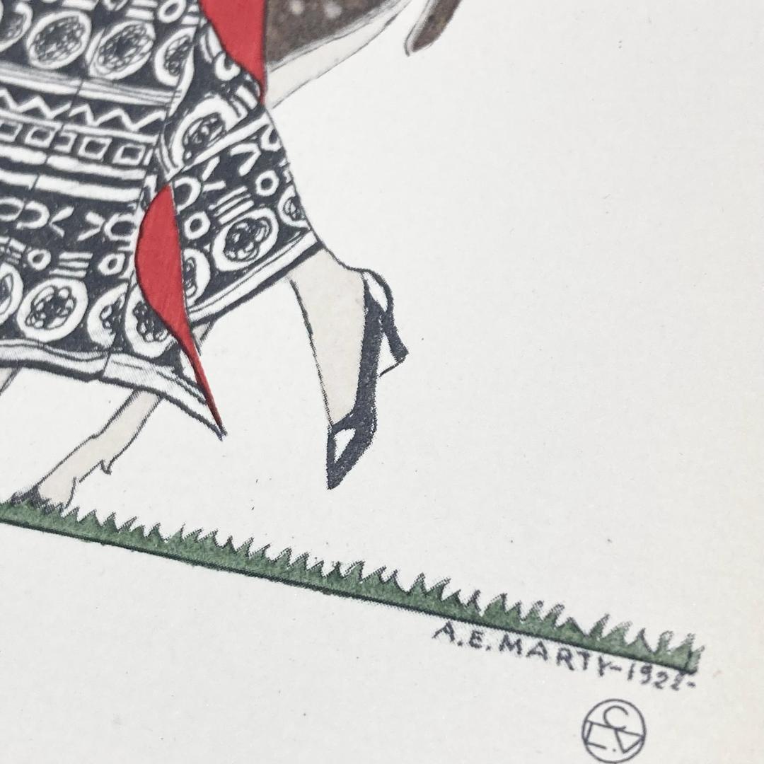 A.E.マルティ☆ファッションプレート☆LA BICHE APPRIVOISÉE