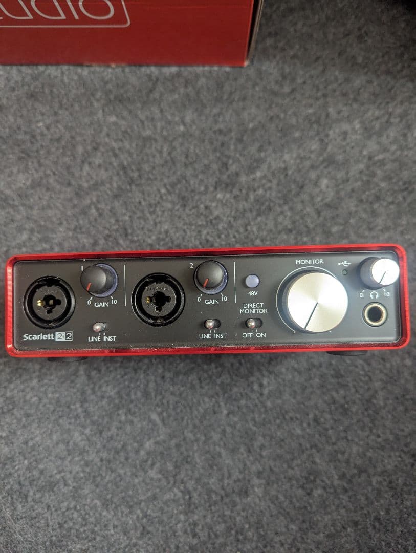 う*ち様 Focusrite Scarlett 2i2 Studio インターフ