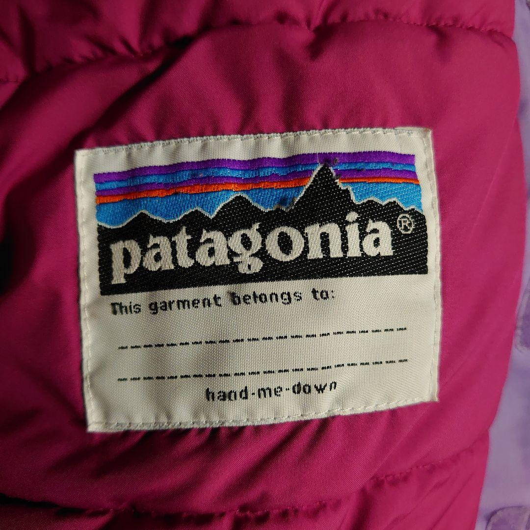 patagonia子ども用スノーボードウェア 紫とピンク