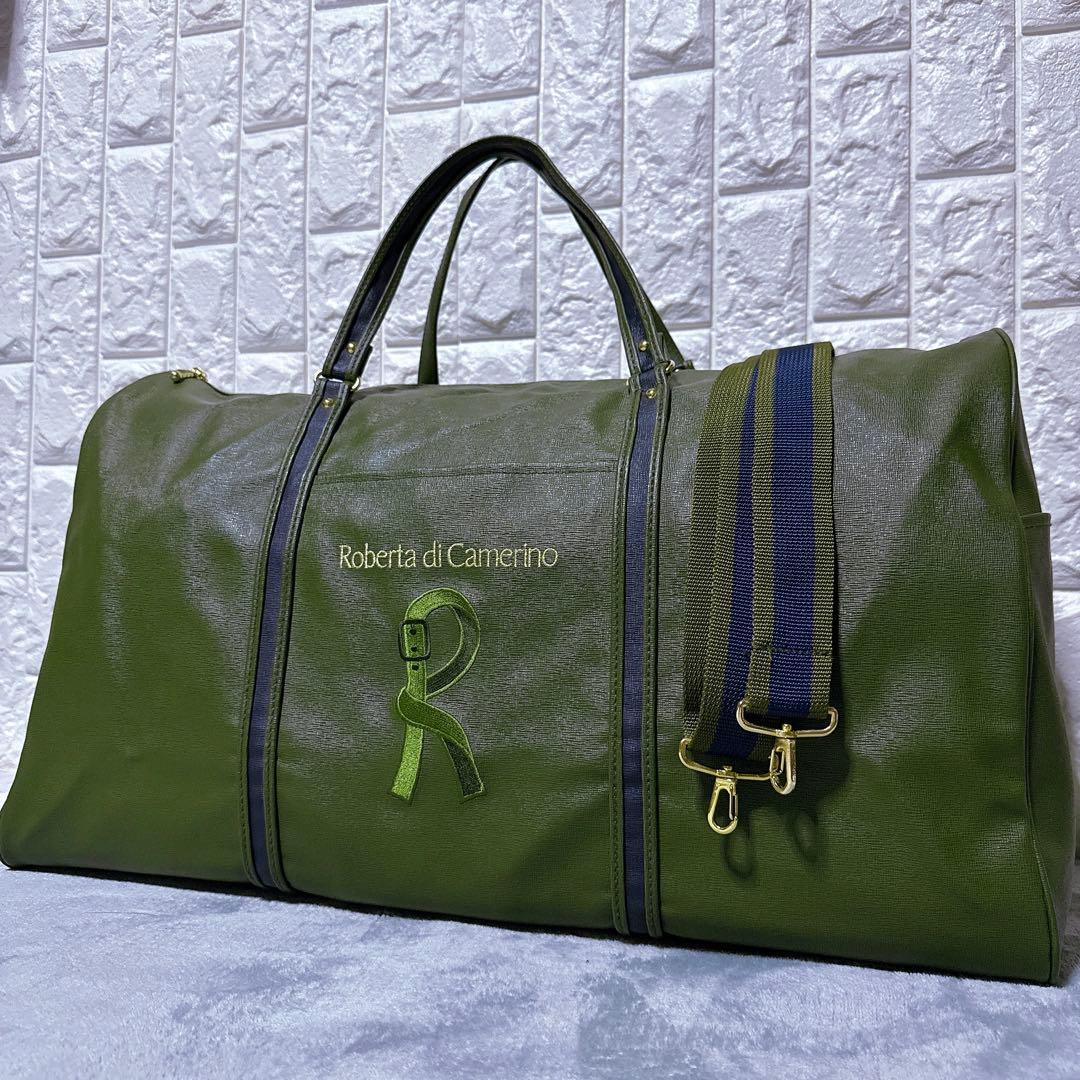 【未使用】ロベルタ ディ カメリーノ ボストンバッグ 2way オールレザー