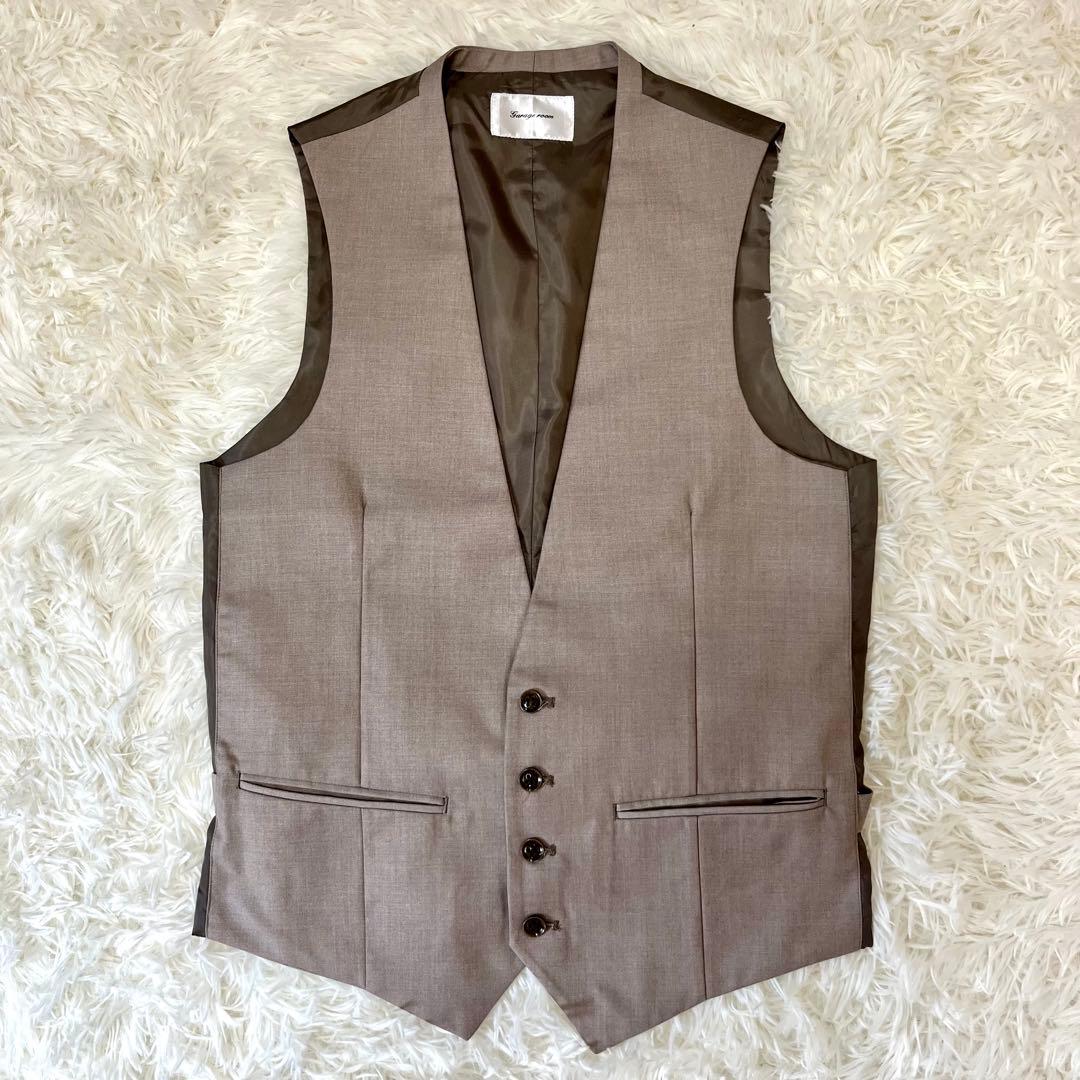 model A様 【美品】ガレージルーム スリーピース スーツ セットアップ M
