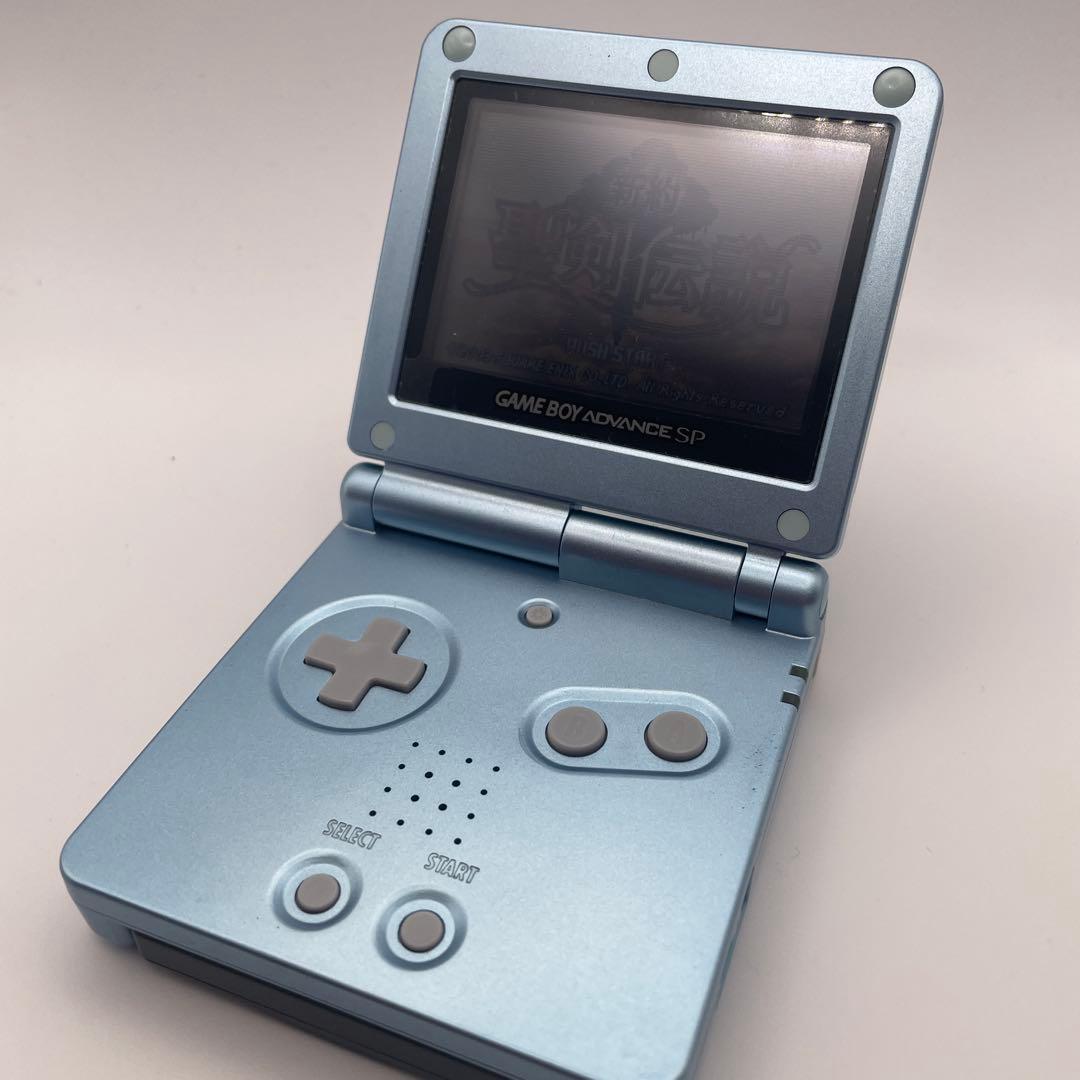 【箱・説明書付】ゲームボーイアドバンスSP 本体+おまけ
