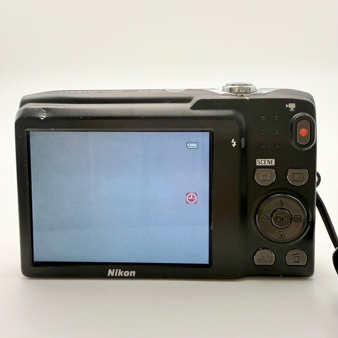 【動作OK】Nikon COOLPIX S3100 SDカード付　希少カラー