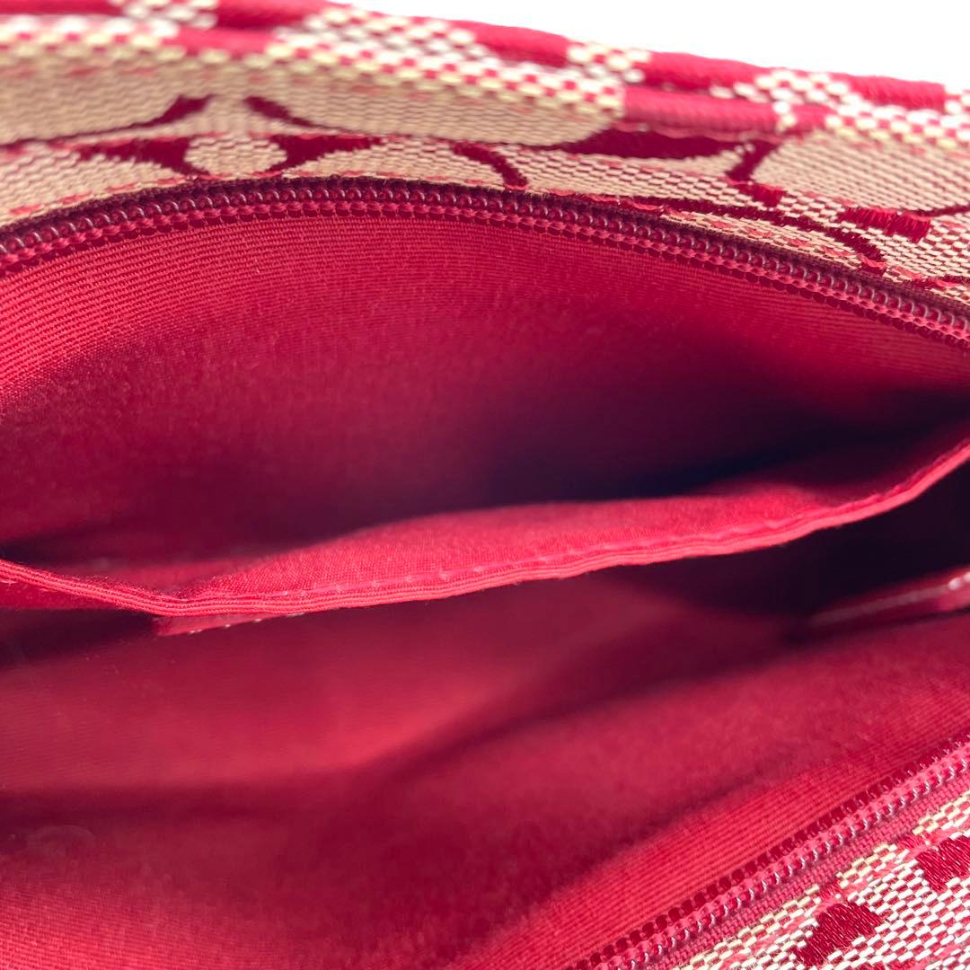 【美品】コーチ　アクセサリーポーチ　シグネチャ　キャンバス　6023