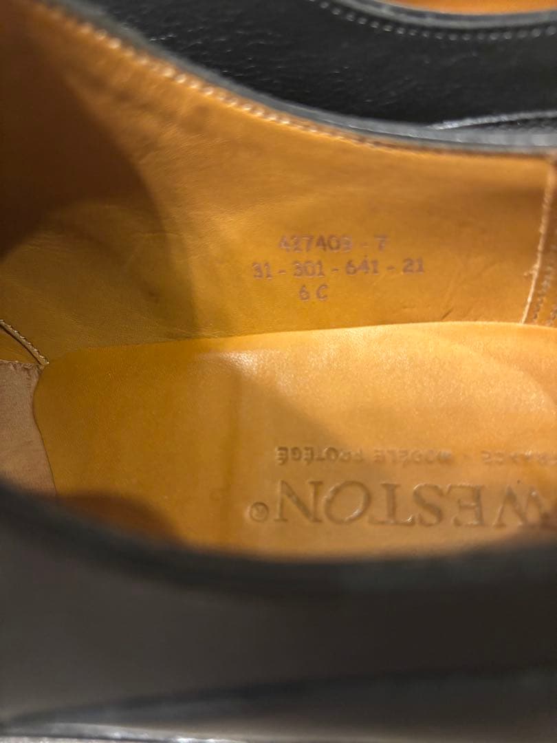 J.M. WESTON 641 GOLF 6C ロシアンカーフ ブラック