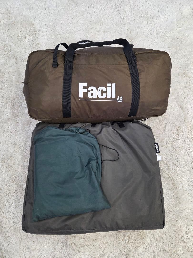 美品　Ogawa Facil ファシル テント PVCマルチシート　マットセット