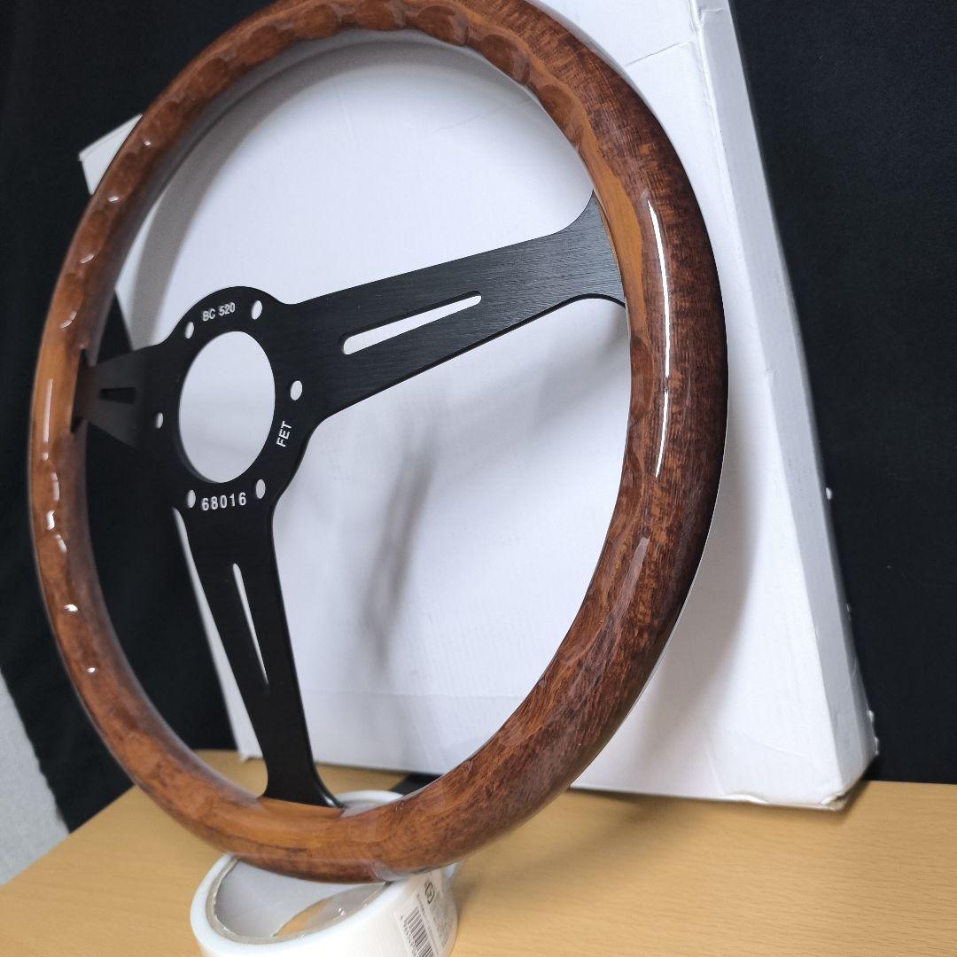 NARDI ナルディタイプ 　クラシック　ウッド&ブラックスポーク350mm