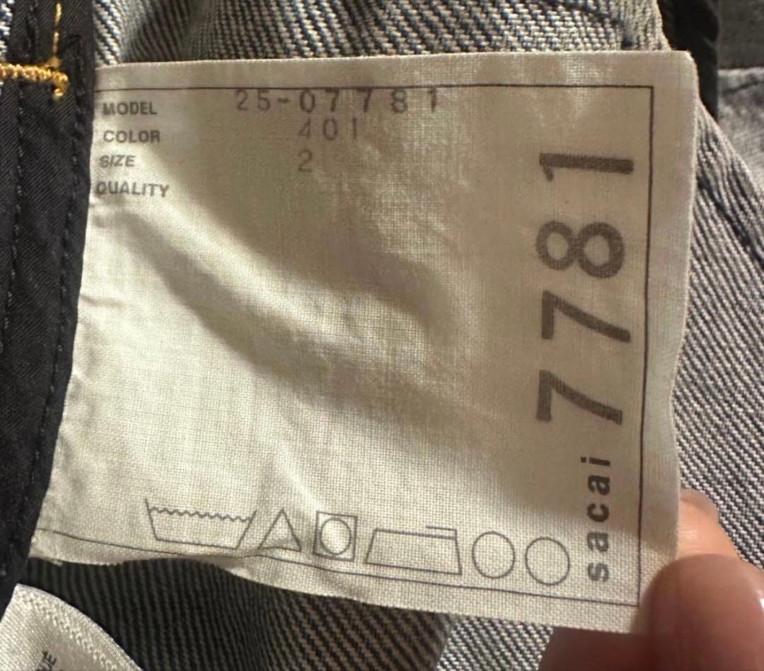 限定価格 Levi's sacai Women's Denim Jacket 2