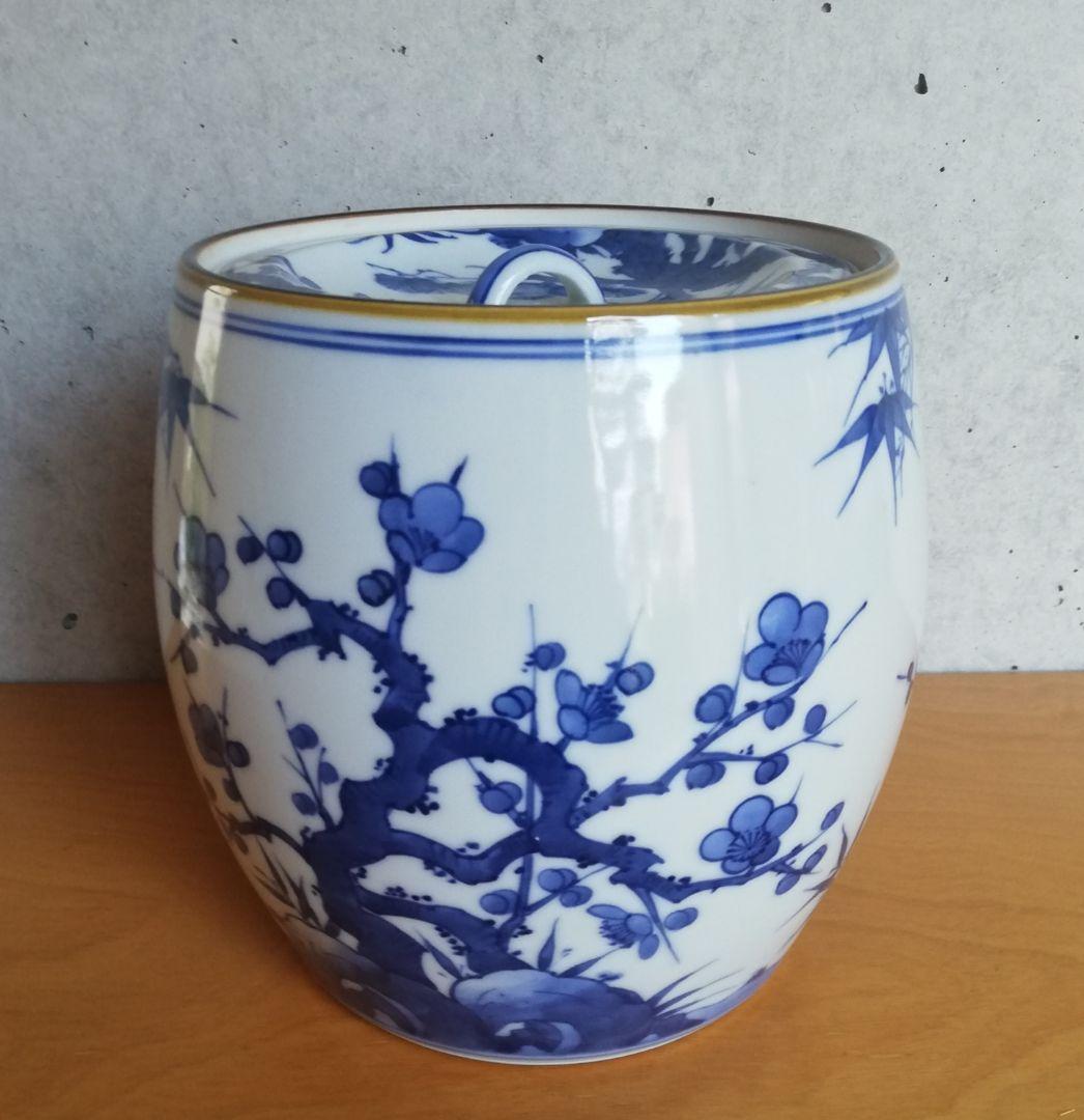 茶道具 水指 松竹梅紋 桃山窯 NO310