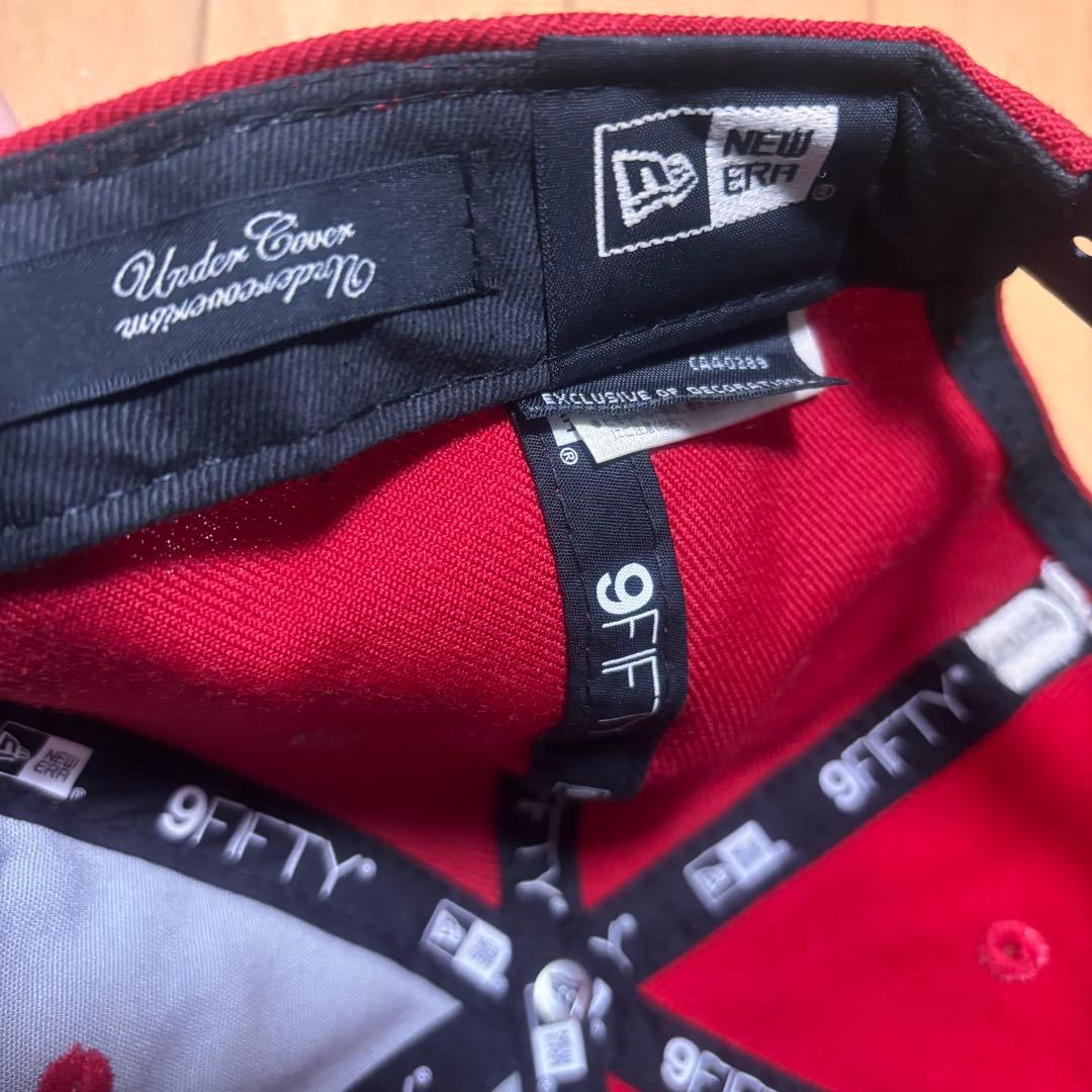 未使用 newera undercover 別注 rc 9fifty cap