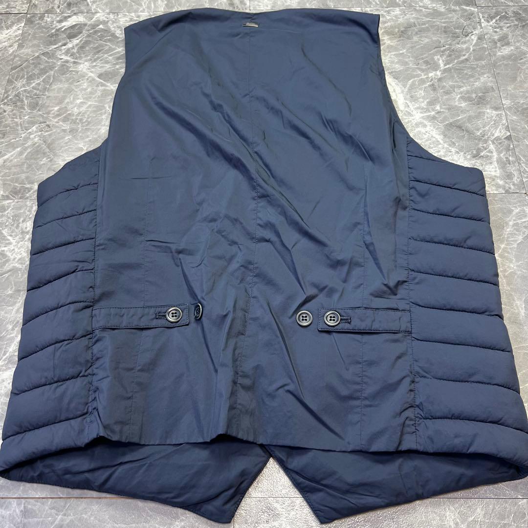 美品　ヘルノ　ダウンベスト　ジレ　軽量　IN-TECH ネイビー M　メンズ