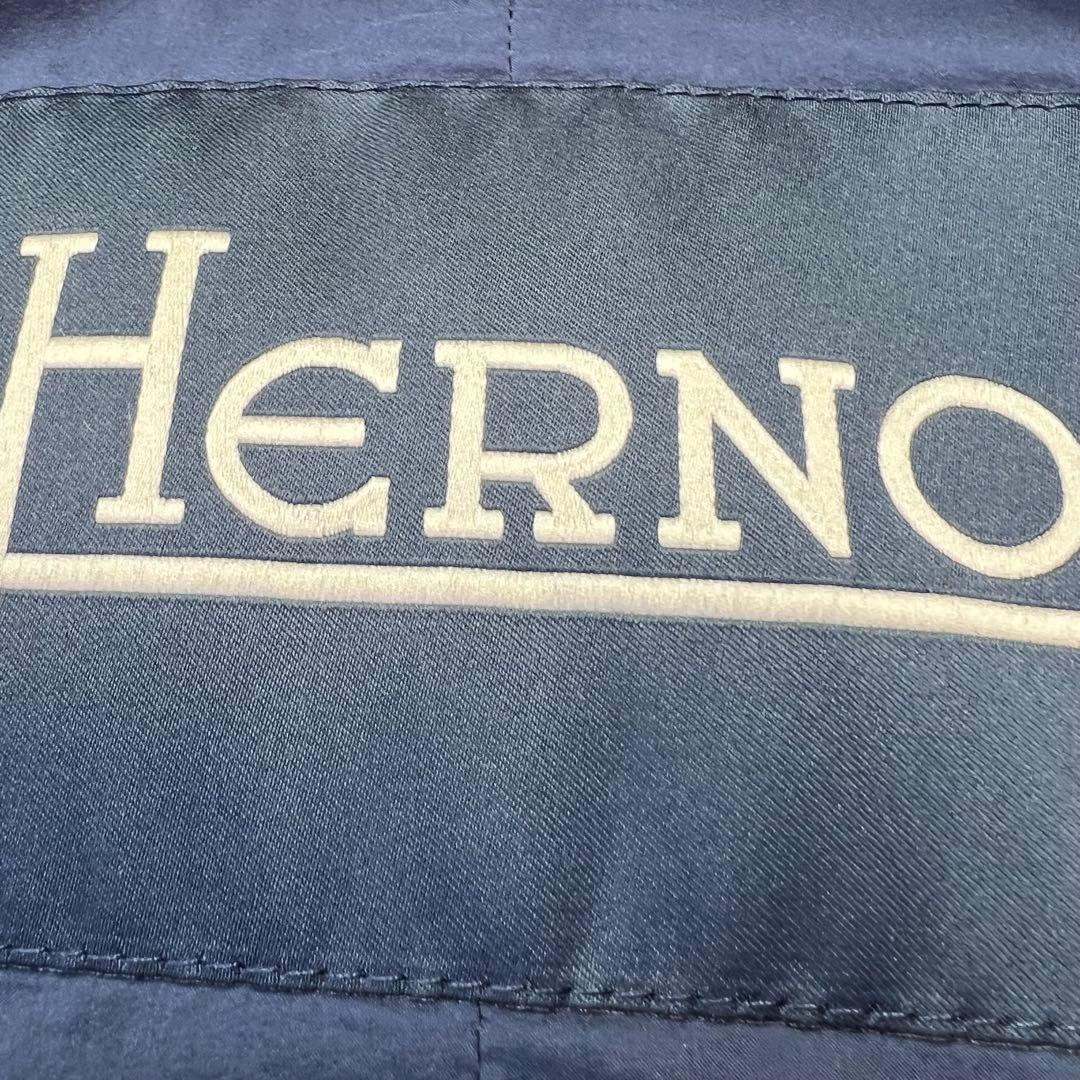 美品　ヘルノ　ダウンベスト　ジレ　軽量　IN-TECH ネイビー M　メンズ