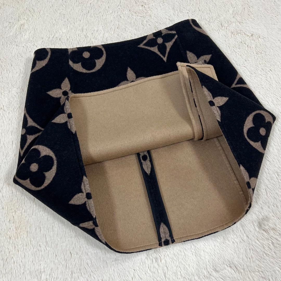 『極美品』LOUIS VUITTON ルイヴィトン モノグラム ウール スカート