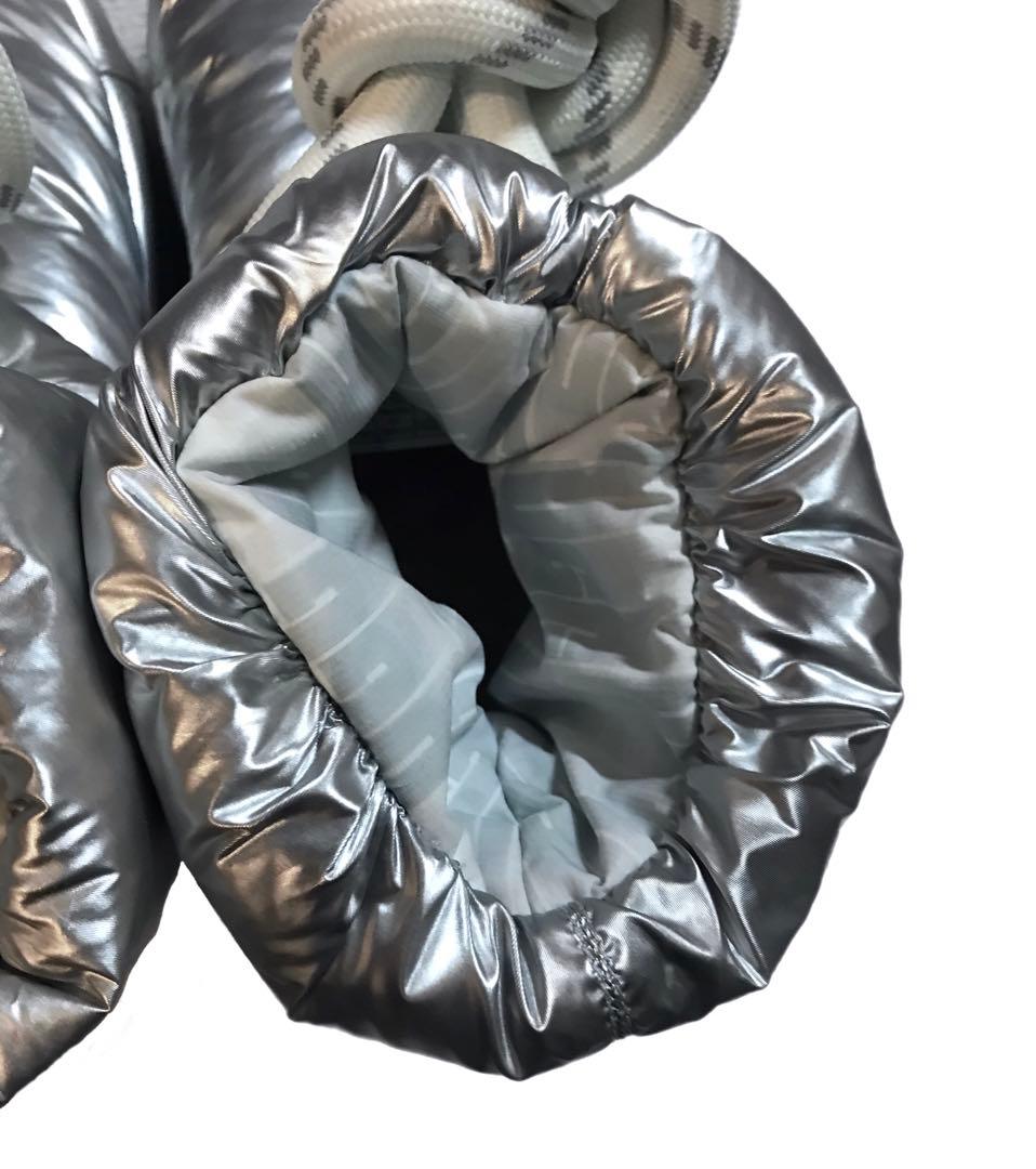 アグUGGクラシックマキシショートパファーブーツシルバー防水保温性レア完売品