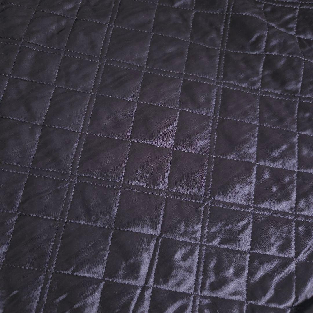 美品 エスカーダ エコファーコート ゴージャス キルティング フード