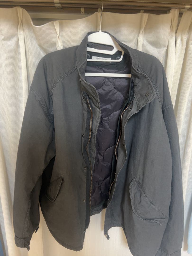 M65 ショートモッズ ガーメントダイ ライナー付き　グレーL早い者勝ち！