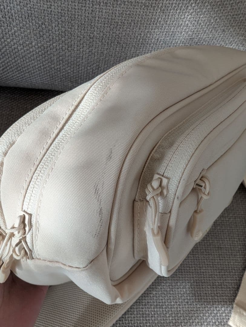 【専用】2回使用POMULU ポムル ヒップシート　ナチュラルアイボリー