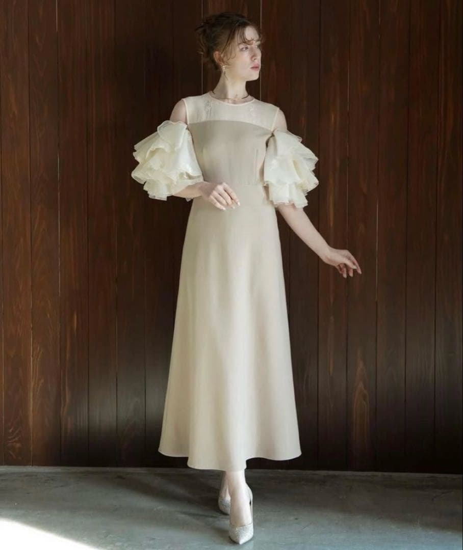 Acka. organdy frill dress サイズ2