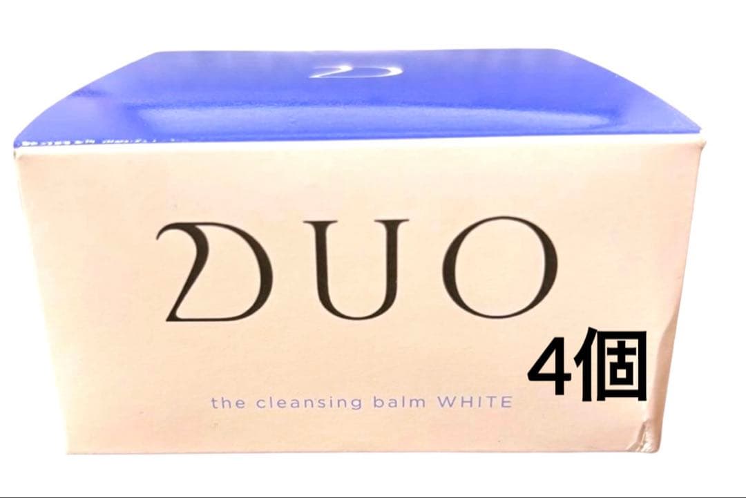 新品 DUO クレンジングバーム ホワイト 90g 4個