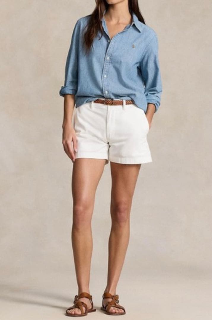 芸能人着用◎ラルフローレン　レザースキニーベルト　ダークブラウン