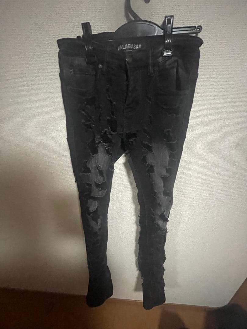 VALABASAS スキニーデニム 28 ブラック