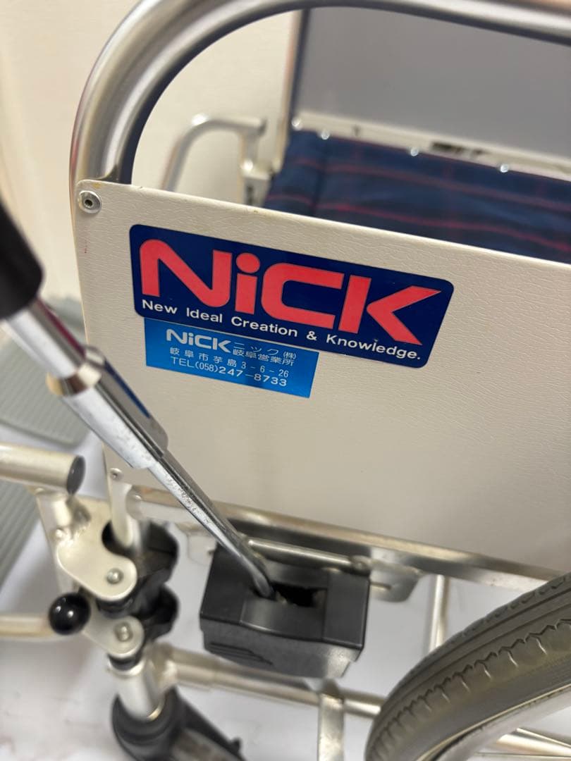 NICK 自走用車椅子 ブレーキ付き　介護　折り畳み可能