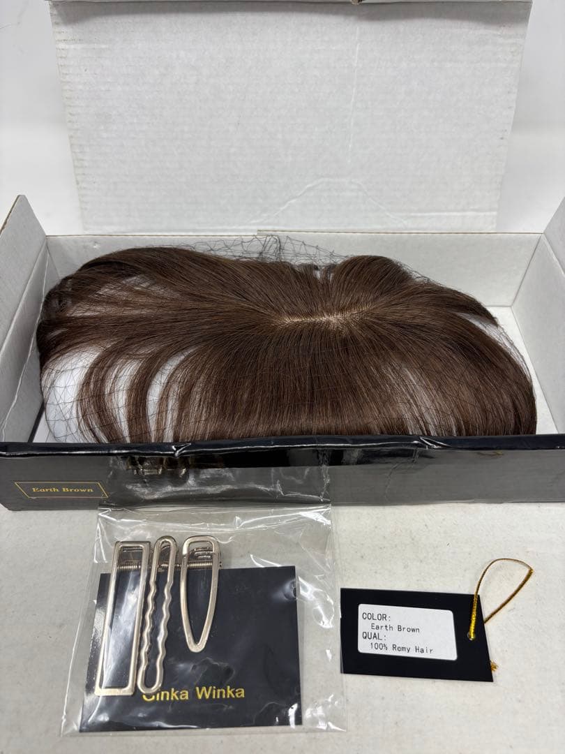 A923 ギンカウィンカ ドレスドヘアー ヘアピース 前髪ウィッグ