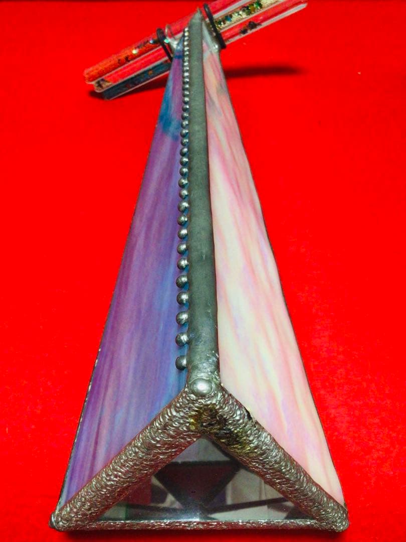 アメリカ人気作家一点物 万華鏡 ビンテージステンドグラス仕様 上級モデル 美品