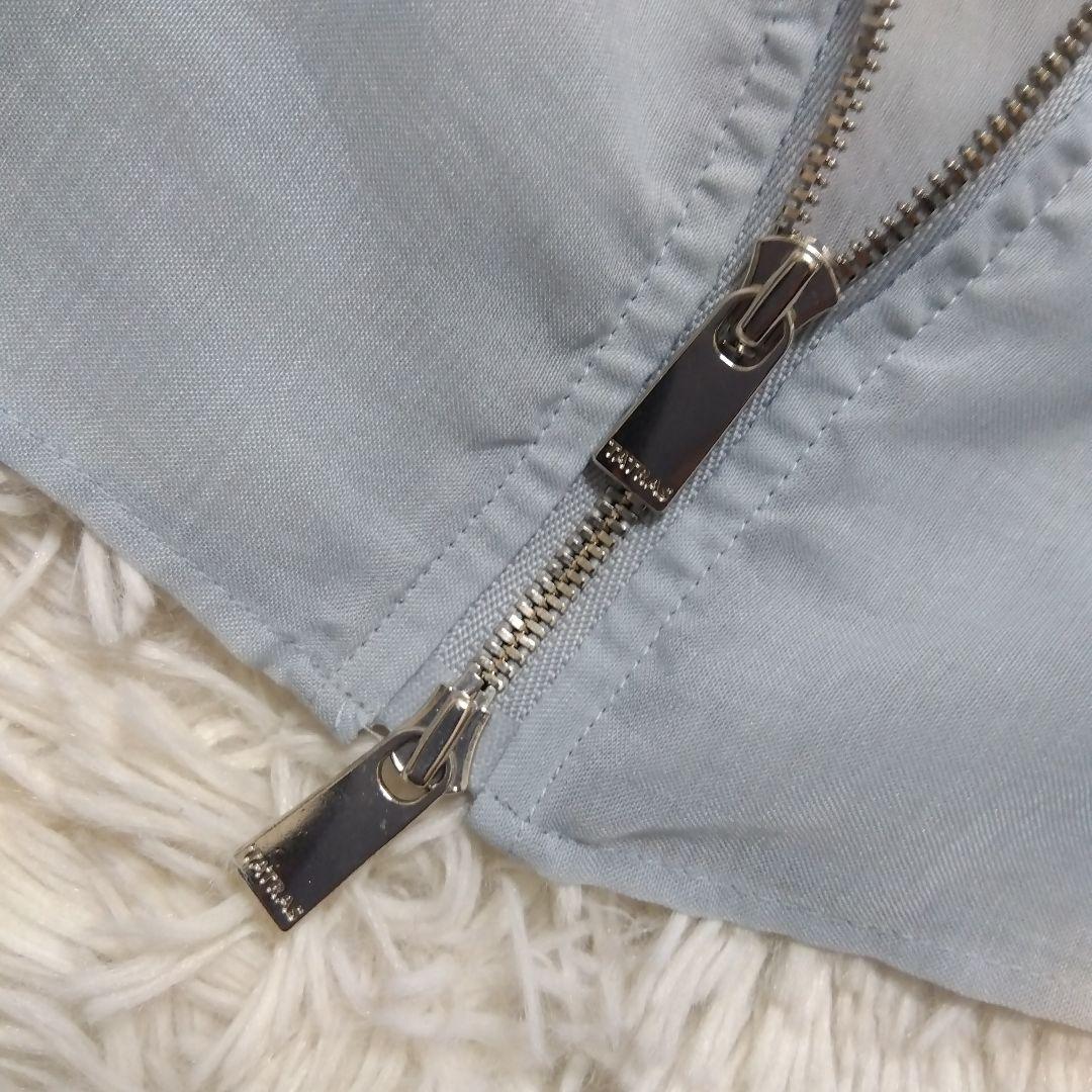 限定品！TATRAS モリアーノ トップス サックス Sサイズ ジップアップ