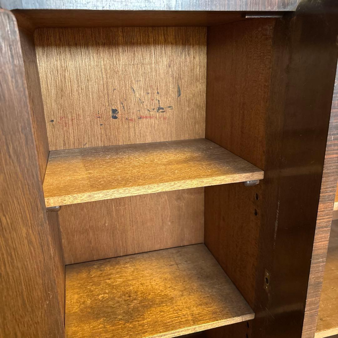 アンティーク 本棚 シェルフ 昭和レトロ 飾り棚 ヴィンテージ 古家具