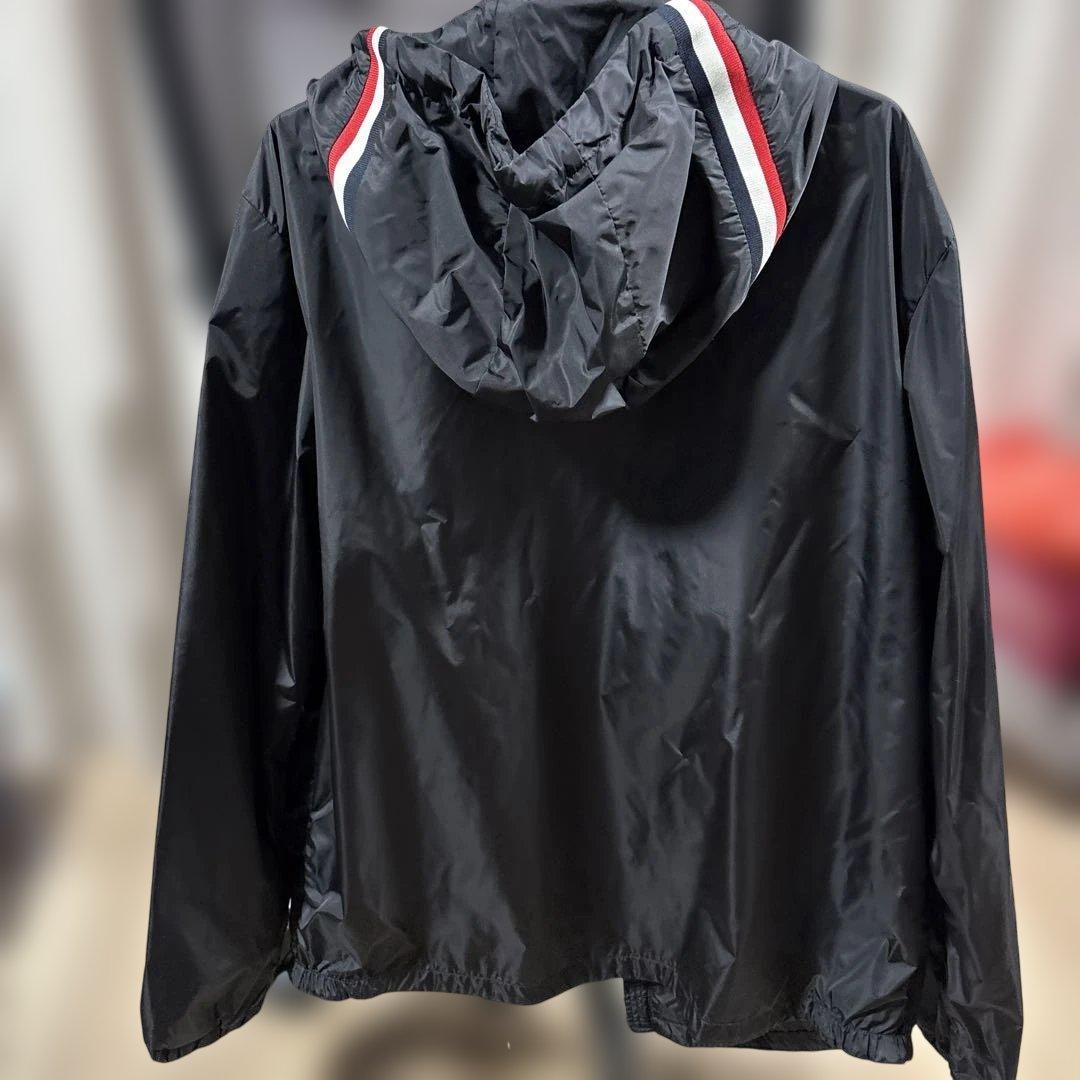 ね*ね様 モンクレール フード付き ブラックナイロンジャケット