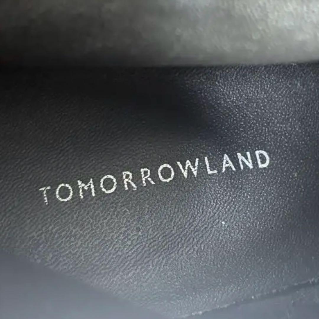 【未使用級】TOMORROWLAND チャンキーヒール ショートブーツ 37