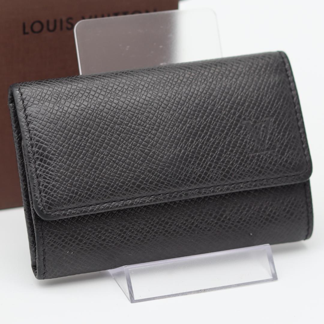 ルイヴィトン キーケース ミュルティクレ6 タイガ ブラック メンズ