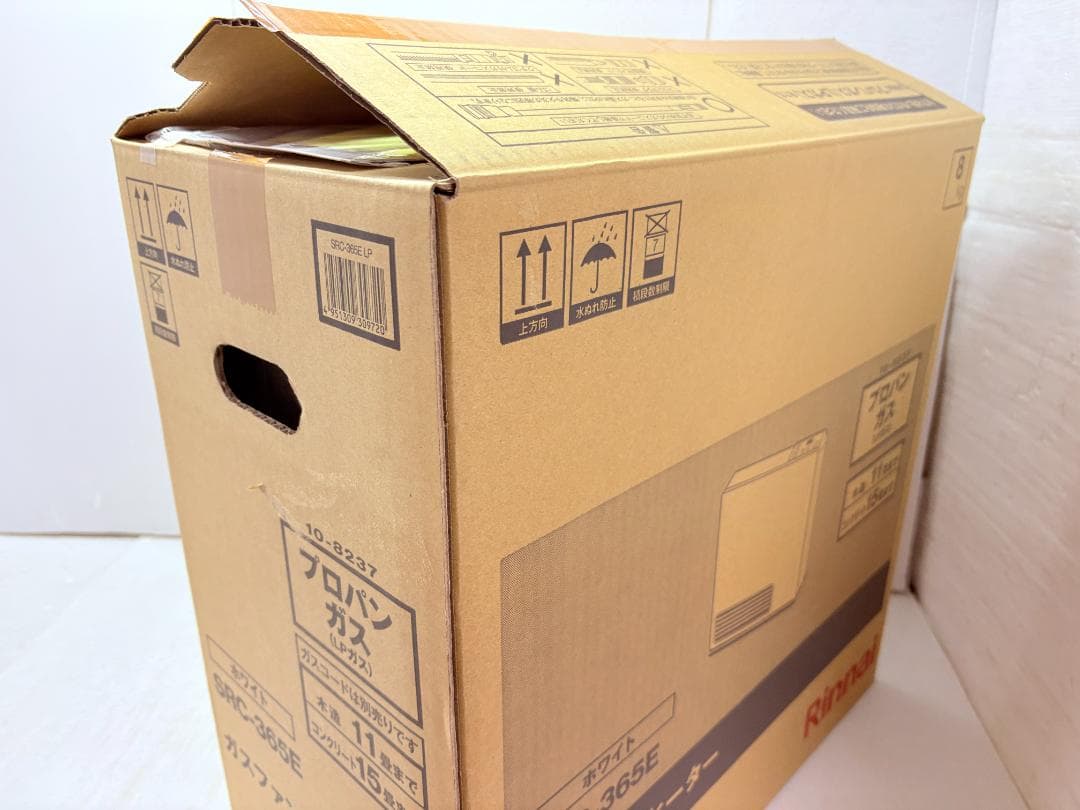 未使用／リンナイ／ガスファンヒーター／SRC-365E／LPガス／2024年製