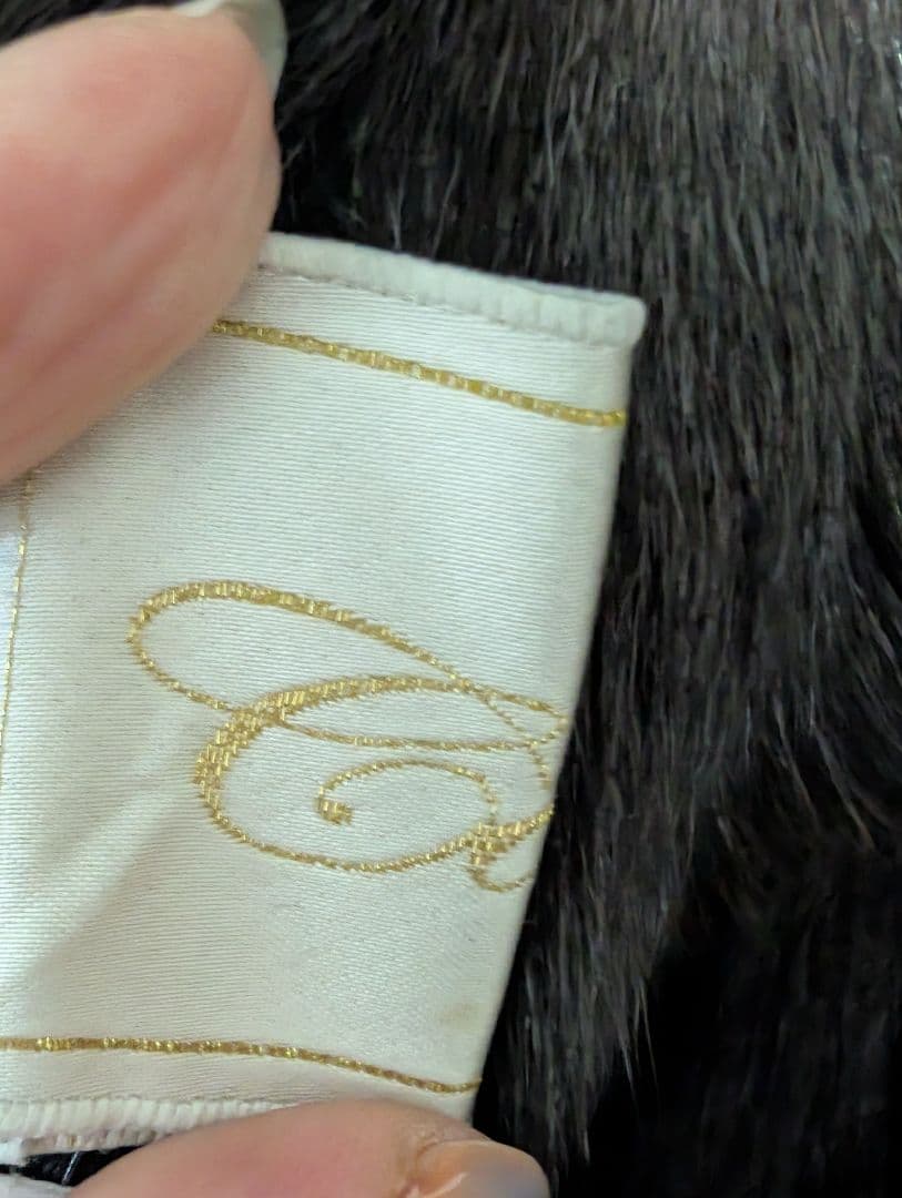 美品　CARA　伊藤忠モードパル　ラムレザーリアルラクーン　コート 　M