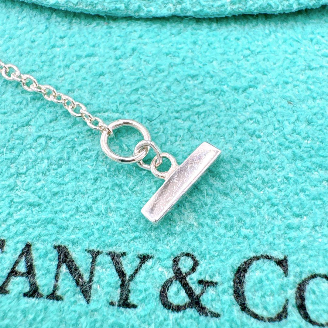 極美品 ティファニー Tスマイル スモール ネックレス シルバー925